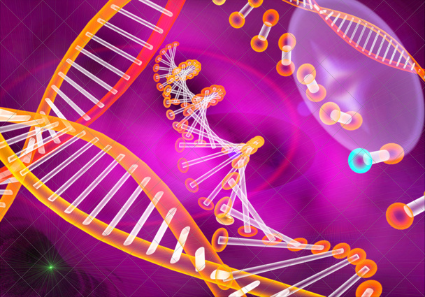 Moléculas de ADN
 - Foto, Imagem