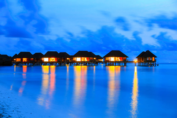 Maldive o twightlight. - Zdjęcie, obraz