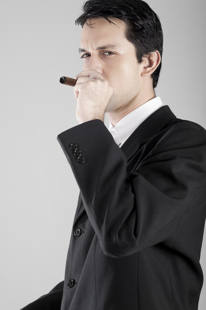 Business Man with Cigar - Foto, afbeelding