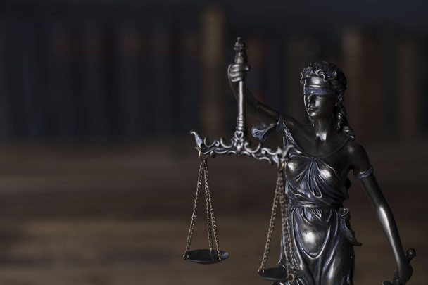 Law an justice concept. Lady justice statue - Themis. - Photo, Image