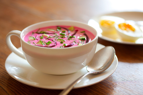 Cold beet soup - Photo, Image