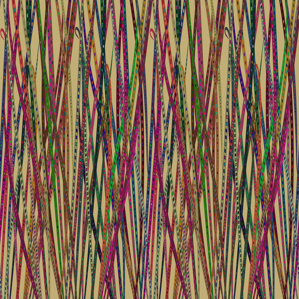 Абстрактный бесшовный красочный узор, векторная иллюстрация. Полосатая текстура
 - Вектор,изображение