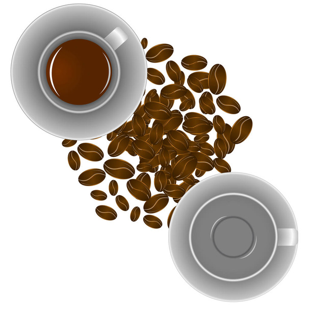 ロースト コーヒーのアイコン、ベクトル イラスト  - ベクター画像