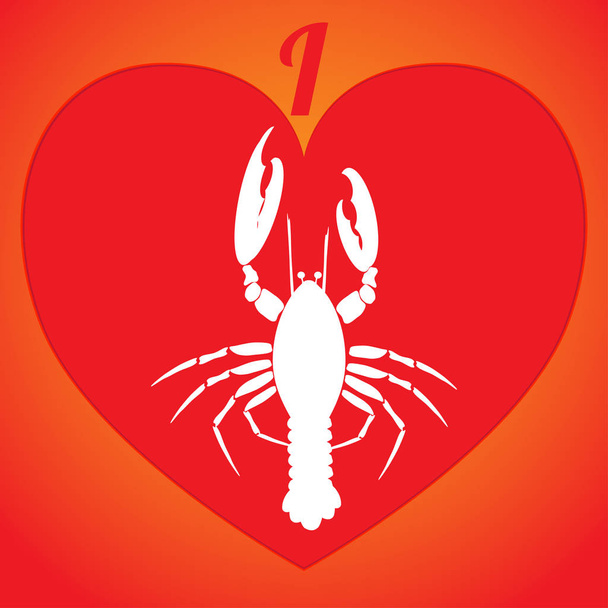 Crayfish new icon or logo. Vector illustration  - Vector, Image