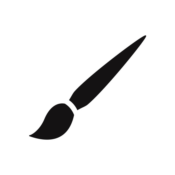 Cepillo artístico vector icono
 - Vector, imagen