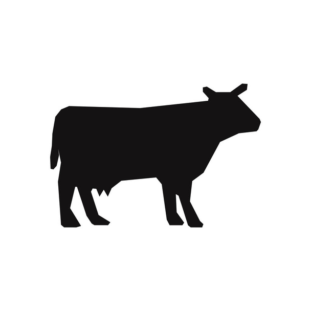 Simbolo icona vettore mucca
 - Vettoriali, immagini