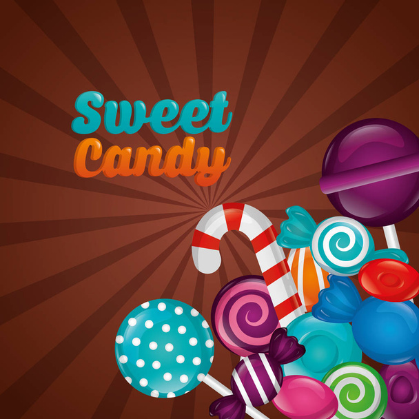 sweet candy concept - Vektor, Bild