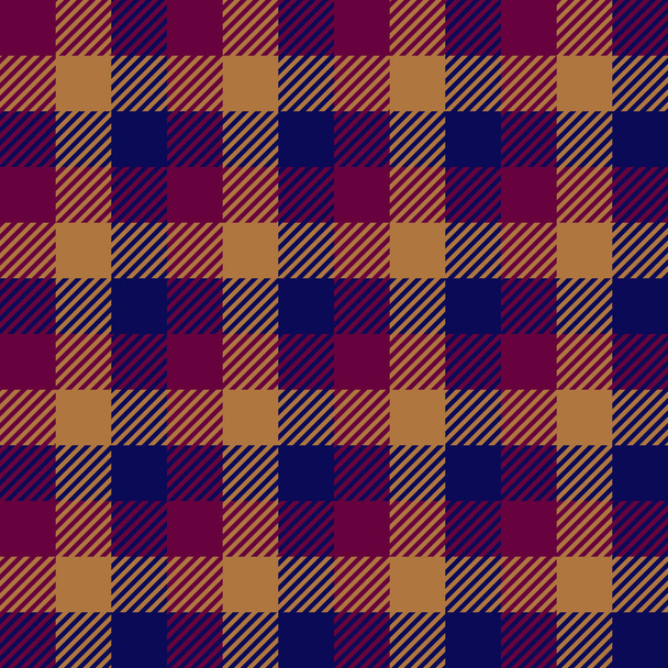 padrão xadrez tartan vetor em cores vermelho, azul e marrom
 - Vetor, Imagem