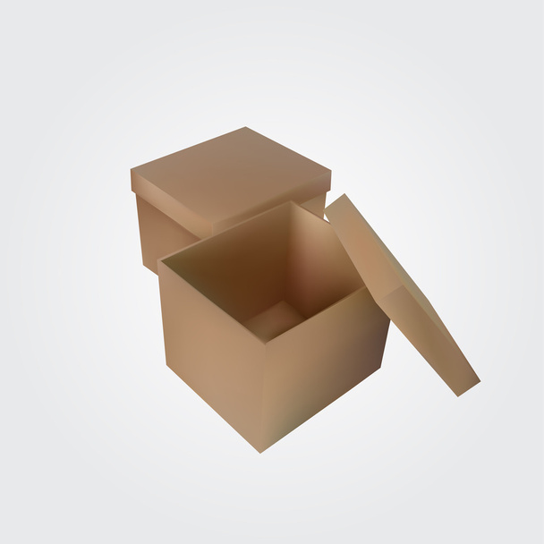 Vector open empty box - Vector, Image