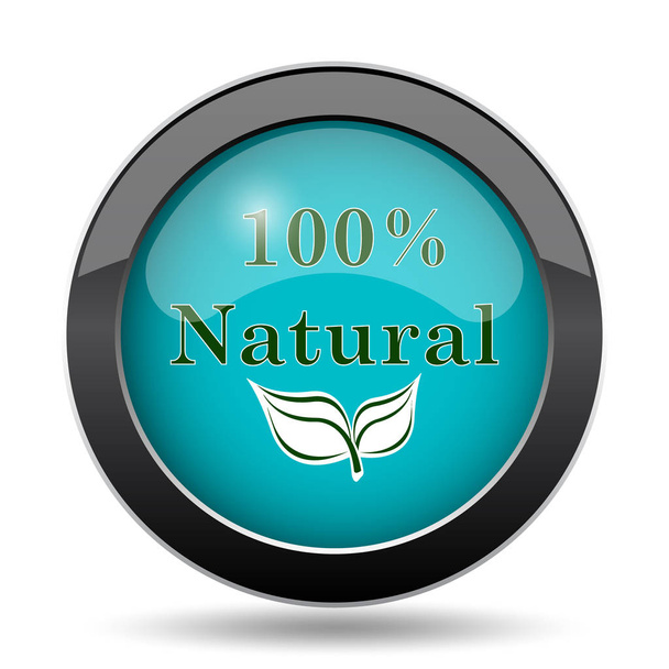 100 percent natural icon - Photo, Image