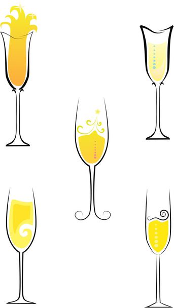 Champagne - Vector, Image