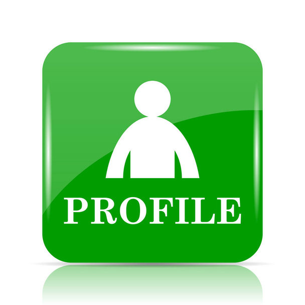 Icono del perfil. Botón de Internet sobre fondo blanco
 - Foto, imagen