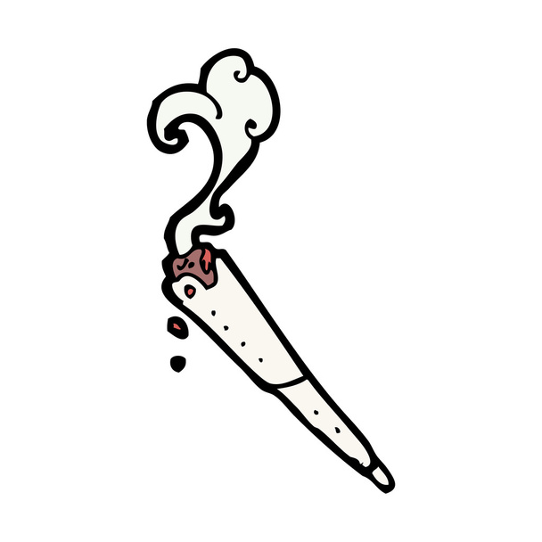 Marihuana joint - Vector, afbeelding