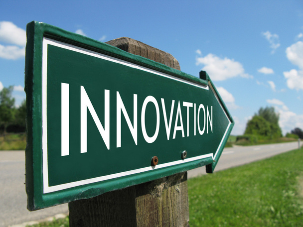 INNOVATION road sign - Photo, Image