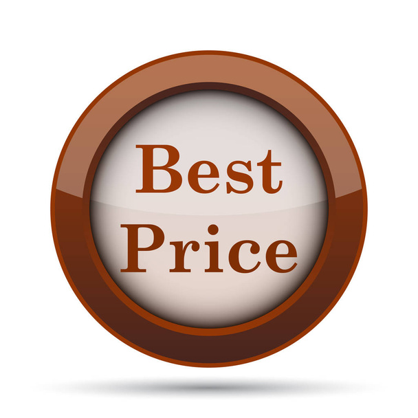 Best price icon. Internet button on white background. - Photo, Image