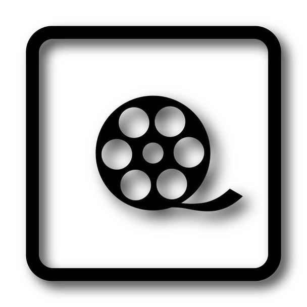 Icône vidéo, bouton noir du site sur fond blanc
 - Photo, image