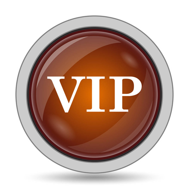 VIP иконка, оранжевый сайт кнопку на белом фоне
 - Фото, изображение