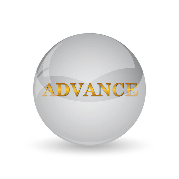 Advance icon. Internet button on white background. - Photo, Image