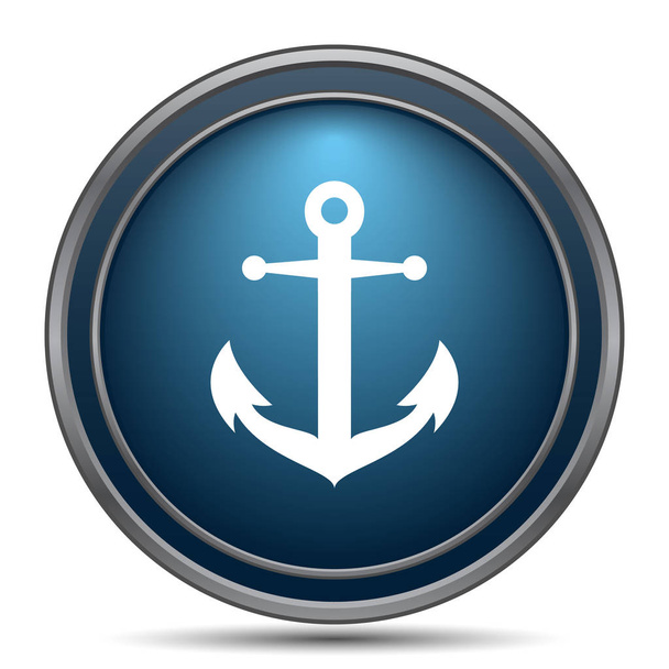 Anchor icon. Internet button on white background - Photo, Image