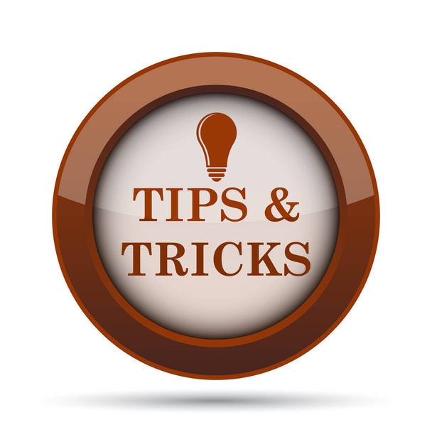 Tipps und Tricks. Internet-Taste auf weißem Hintergrund. - Foto, Bild