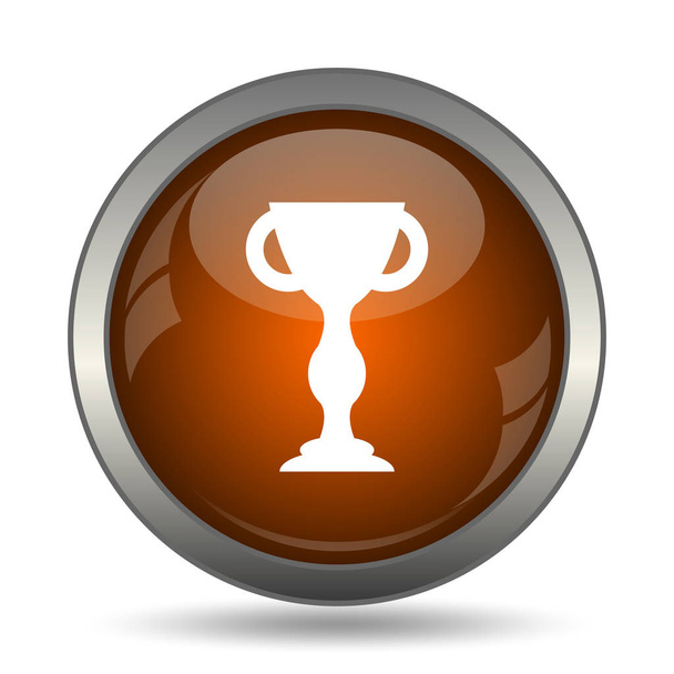 Winners cup icon. Internet button on white background. - Photo, Image