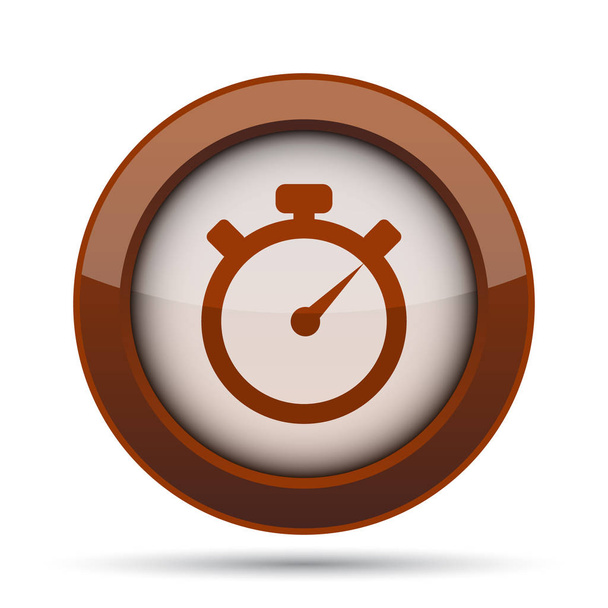 Timer icon. Internet button on white background. - Photo, Image