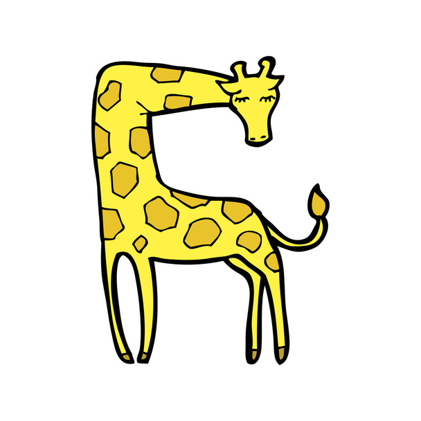 Giraffe - Vettoriali, immagini