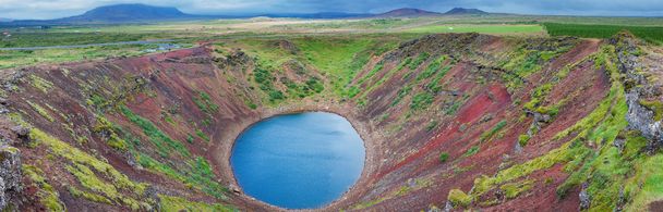 Kerid is a beautiful crater - Photo, Image