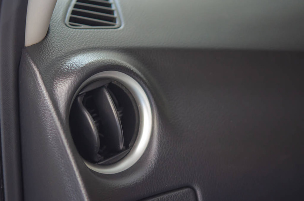 Car air conditioning.  Detail interior of car - Fotoğraf, Görsel