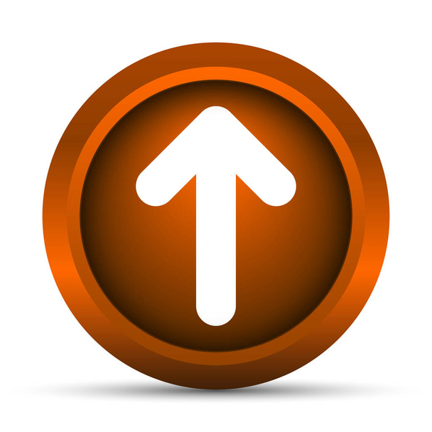 Up arrow icon. Internet button on white background - Foto, Imagem