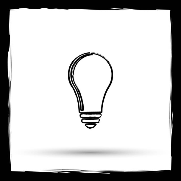 žárovka - myšlenka ikonu - Fotografie, Obrázek