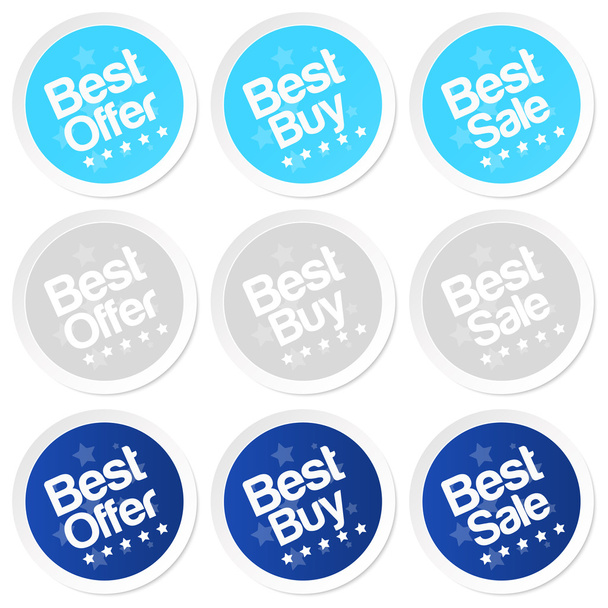 Best buy stickers. Vector - Vector, Image
