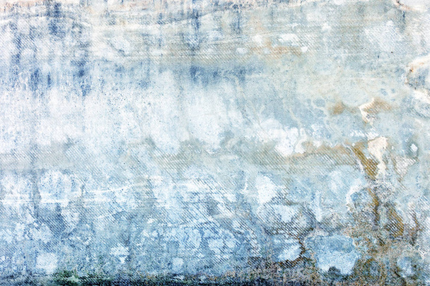 Absztrakt világos kék háttér. Fénykép egy régi fal. Textúra foltok és horpadások. - Fotó, kép