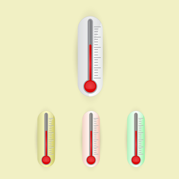 Illustrazione dei termometri vettoriali
 - Vettoriali, immagini
