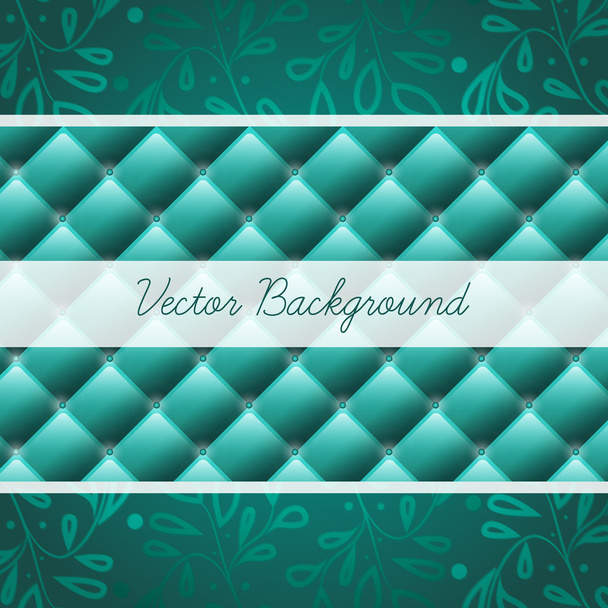 Vintage blue frame. Can be used as invitation - Vector, Image