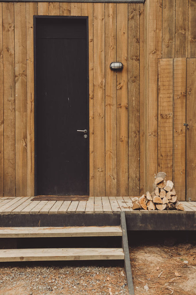 Beautiful sauna exterior shot - Fotoğraf, Görsel