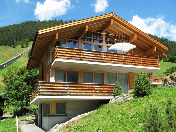 Holiday cottage in Muerren, Switzerland - Photo, Image
