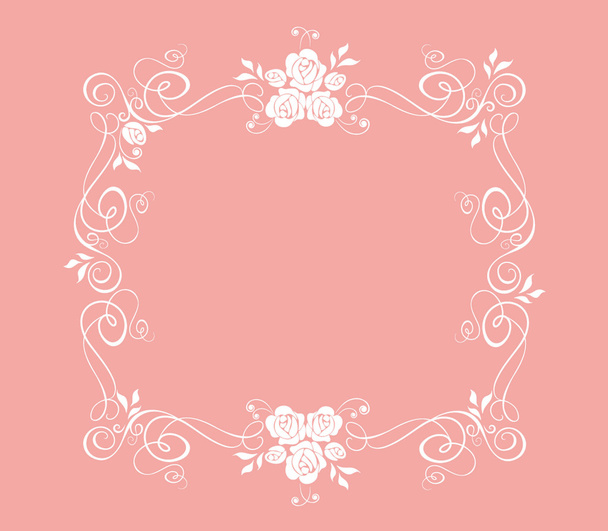 Wedding frame - Vector, afbeelding