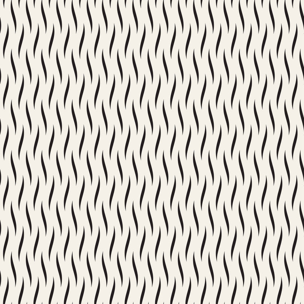 Διάνυσμα απρόσκοπτη μαύρο και άσπρο κυματιστές γραμμές μοτίβου. Αφηρημένα φόντο γεωμετρικά - Διάνυσμα, εικόνα