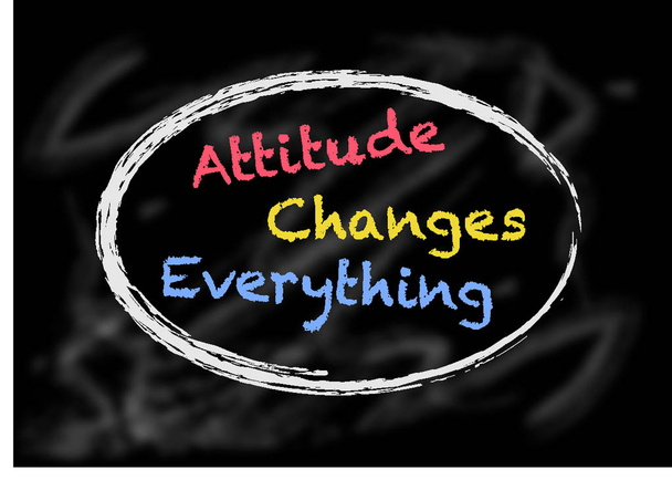 Attitude Changes everything symbol - Photo, Image