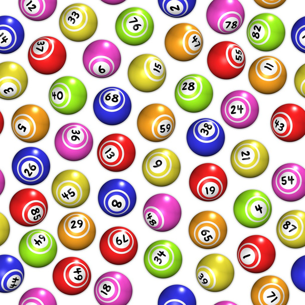 Seamless Bingo Balls - Valokuva, kuva