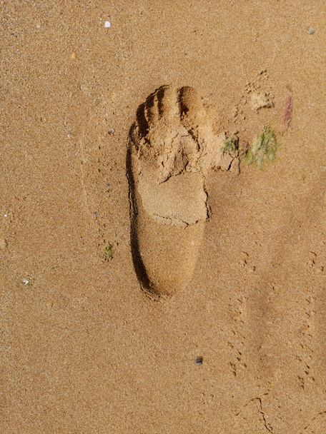 Impronta maschile sul mare
 - Foto, immagini