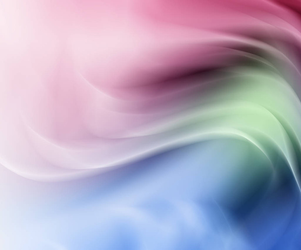 Абстрактный цветной фон, абстрактные линии скручиваются в красивые изгибы
 - Фото, изображение