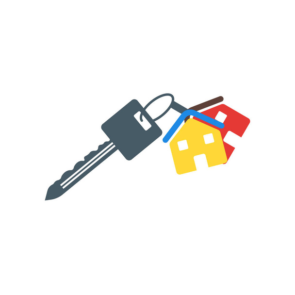 Schlüsselsymbol-Vektor isoliert auf weißem Hintergrund für Ihr Web- und Mobile-App-Design, Schlüssellogokonzept - Vektor, Bild