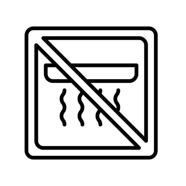 Klimaanlage Symbol Vektor isoliert auf weißem Hintergrund für Ihre Web-und mobile App-Design, Klimaanlage Logo-Konzept - Vektor, Bild