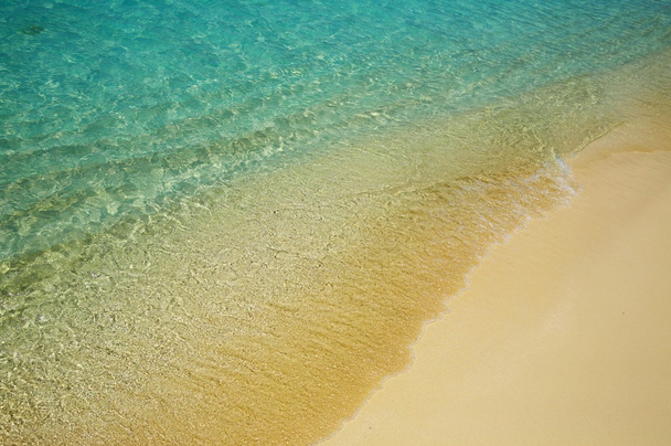 Синие волны у берега
 - Фото, изображение