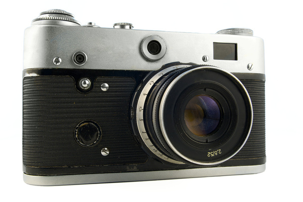 Vieille caméra Grue-Finder sur blanc
 - Photo, image