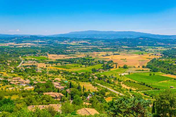 Vineyards near Gordes village in Franc - Fotografie, Obrázek