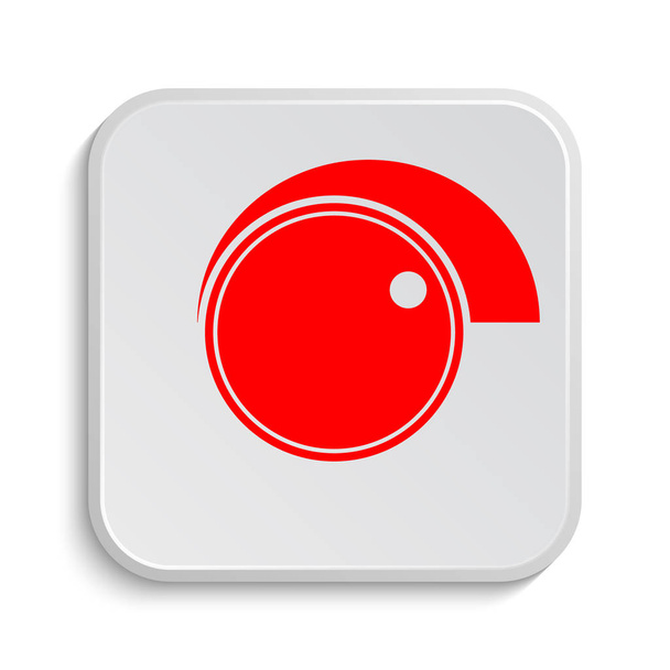 Hangerőszabályzó ikon. Internet gomb fehér háttér - Fotó, kép
