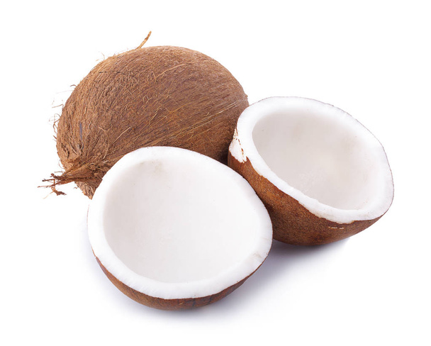 coconuts isolated on the white background - Valokuva, kuva